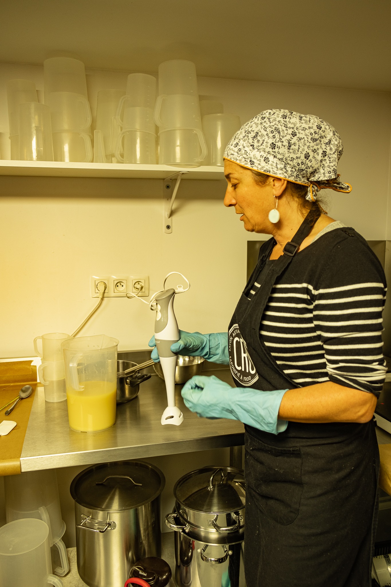 Savonnerie CRÜ atelier saponification à froid